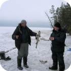 Зимняя рыбалка в томской тайге